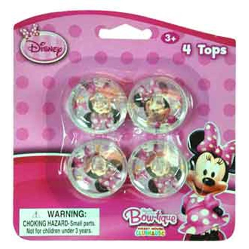 Minnie 4ct Mini Spinning Tops