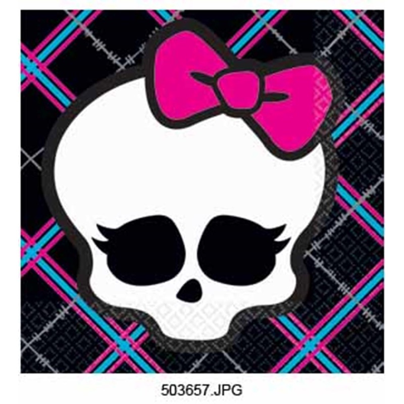 Monster High Napkin (S) 16ct