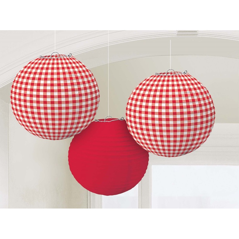 Picnic Party Paper Lantern 3ct