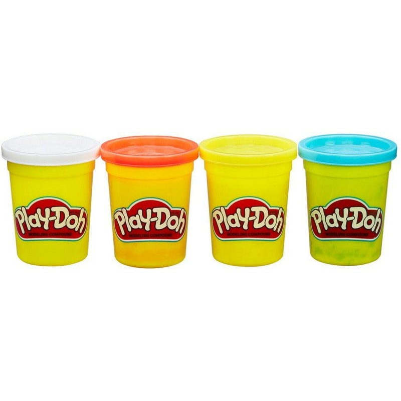 Play-Doh 4-Pack of 4-Ounce Cans (Assorted Colors)