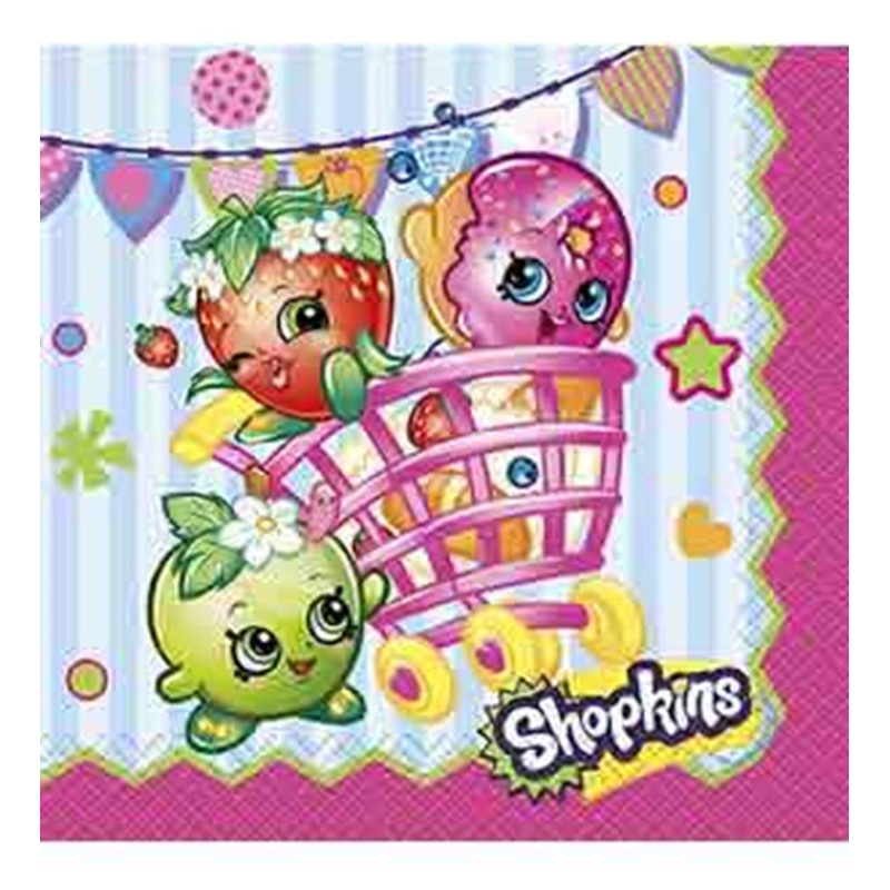 Shopkins Napkin (S) 16ct