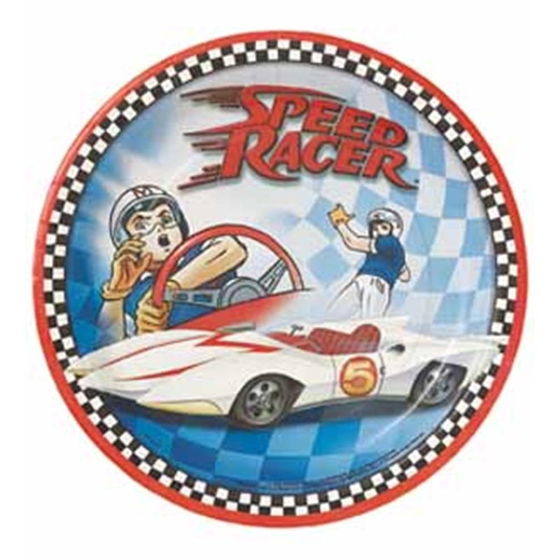 Speed Racer Plate (S) 8ct