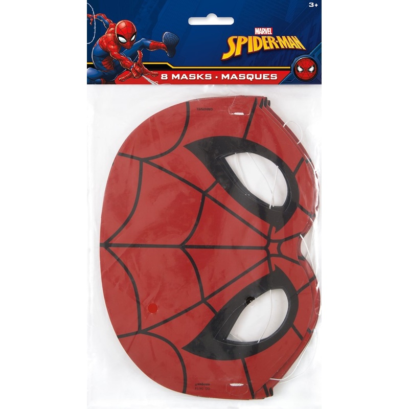 Spiderman Mask 8ct