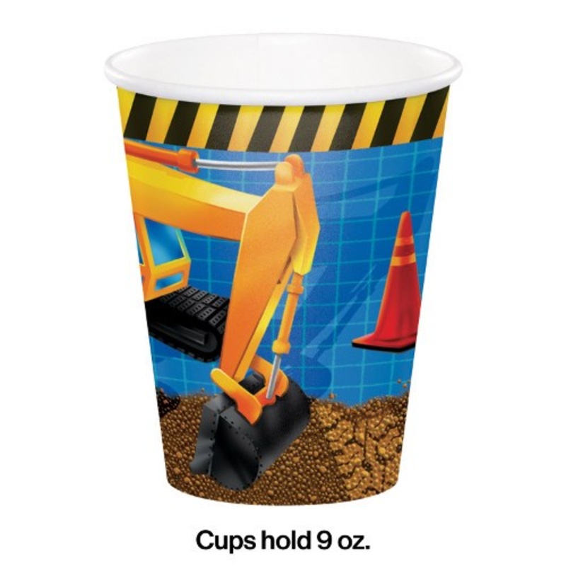 Under Construction Hot Cold Cup 9oz 8ct