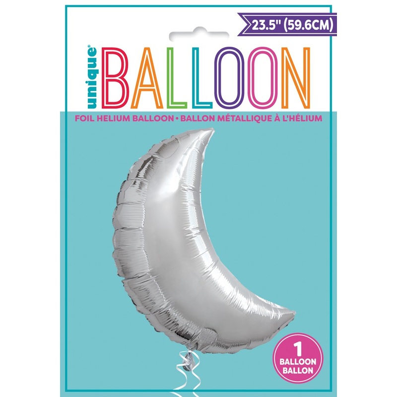 23.5in Pkg Moon-Shaped Fl Bln