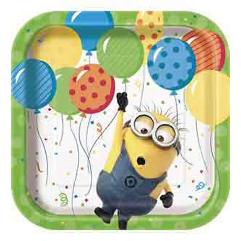 Despicable Me Plate (S) 8ct