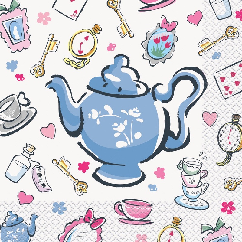 Disney Alice in Wonderland Luncheon Napkins, 16ct