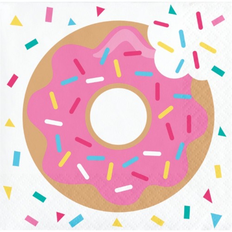 Donut Time Napkin (S) 16ct