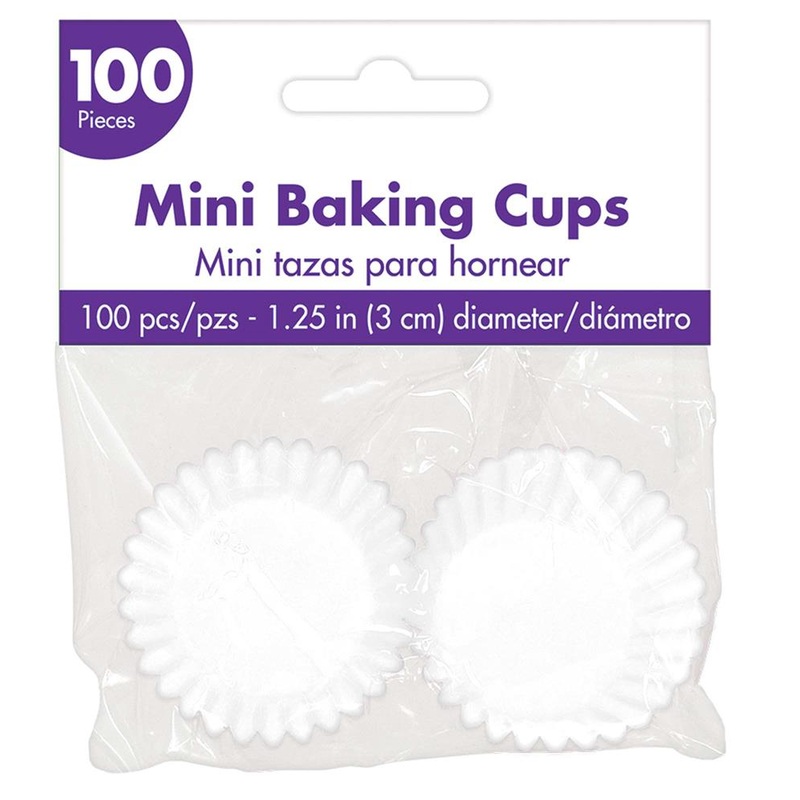 Mini Cupcake Cases White 100ct