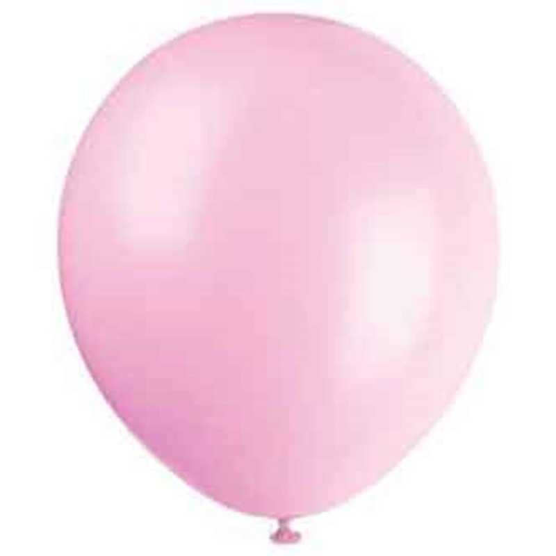 Petal Pink 12 inch Latex Balloons 10ct