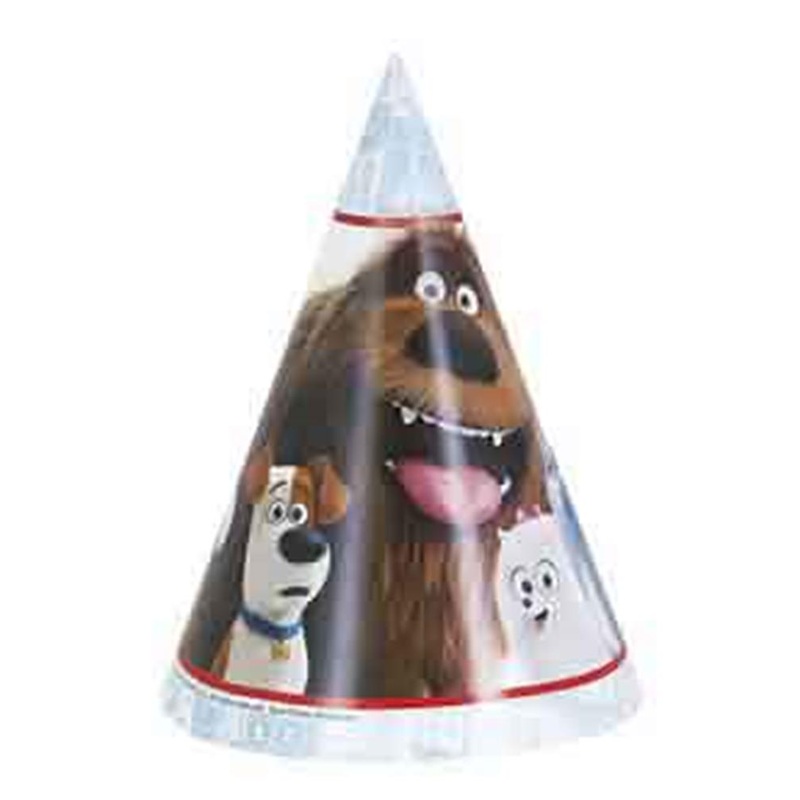 The Secret Lives of Pets Party Hat 8ct
