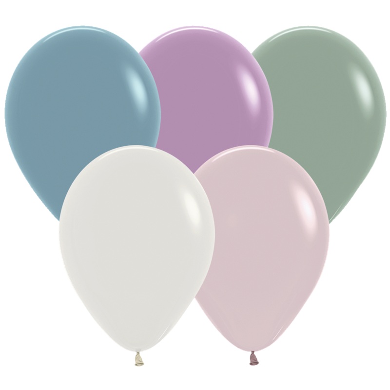 11 inch Sempertex Pastel Dusk Assortment 100ct