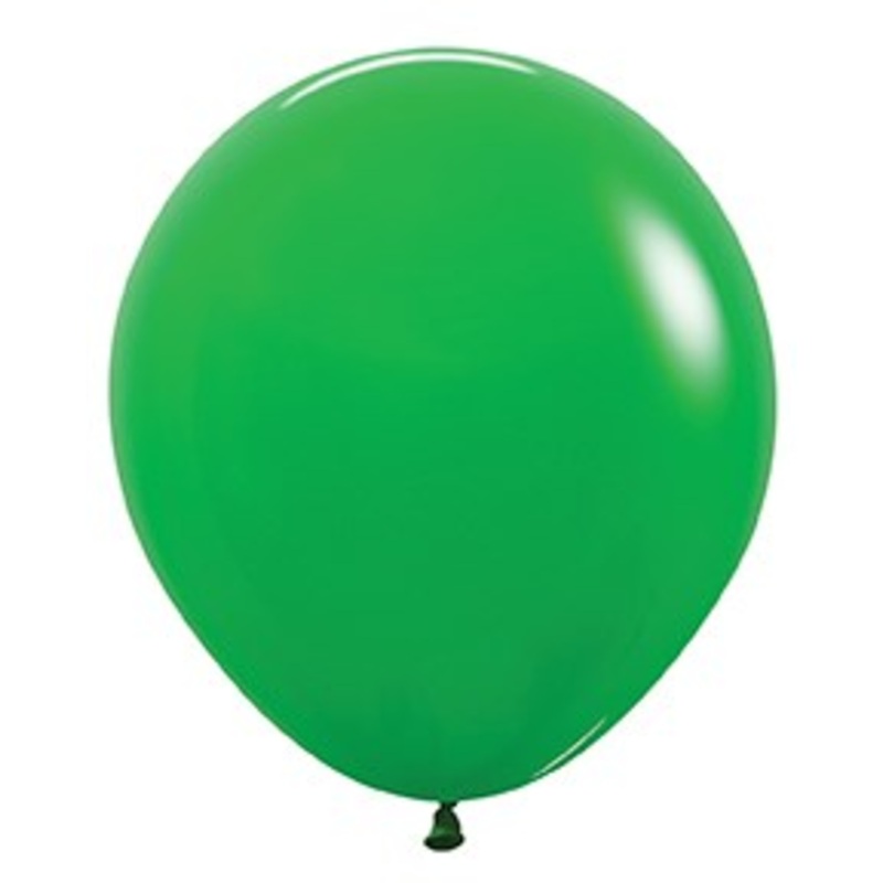 18 inch Sempertex Deluxe Shamrock Green Latex Balloons 25ct