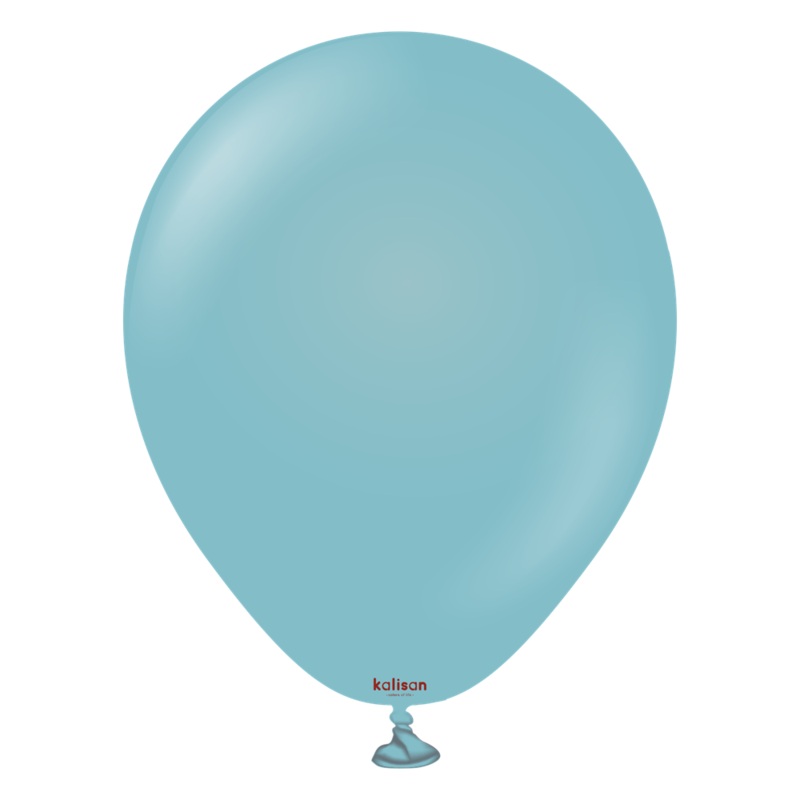 5 inch Kalisan Retro Blue Glass 100ct