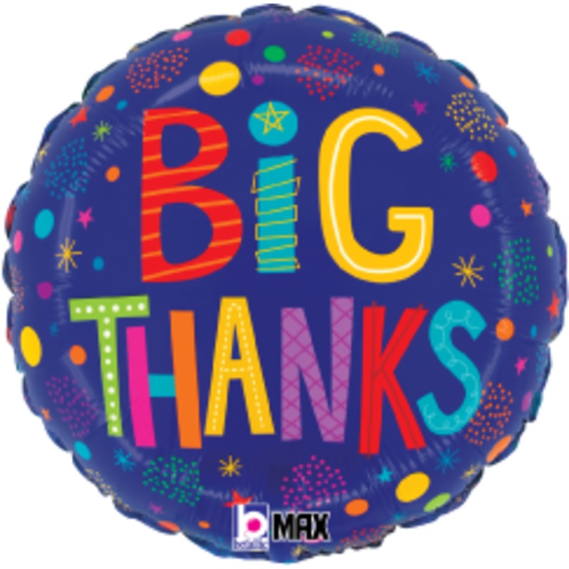 Betallic Big Thanks Blue 18 inch MAX Float Packaged 1ct