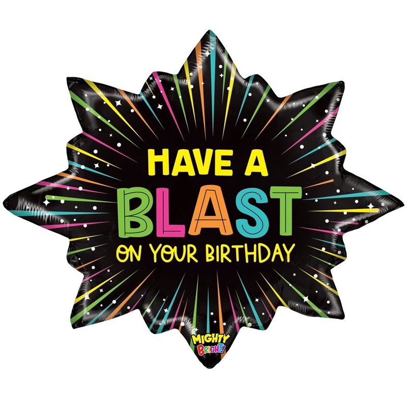 Betallic Mighty Birthday Blast 29 inch Mighty Bright Packaged 1ct