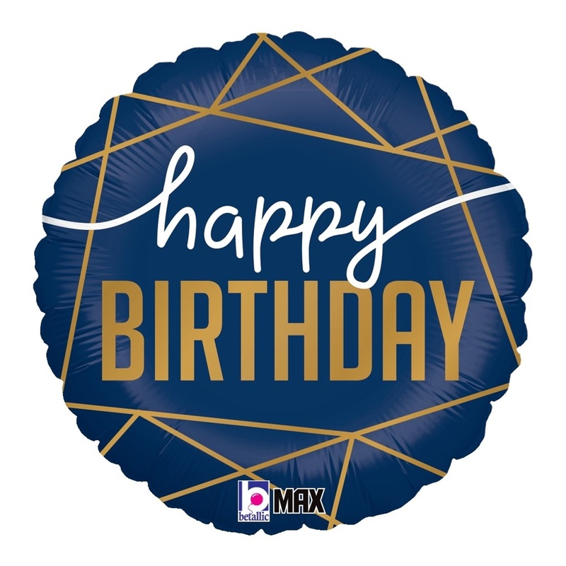 Betallic Navy Birthday 18 inch MAX Float Balloon 1ct