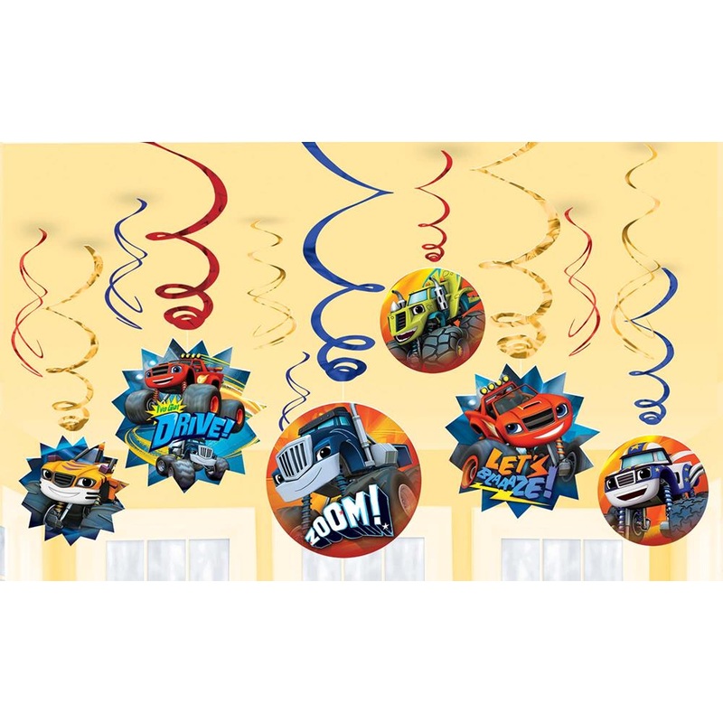 Blaze Monster Machines Swirl 12ct