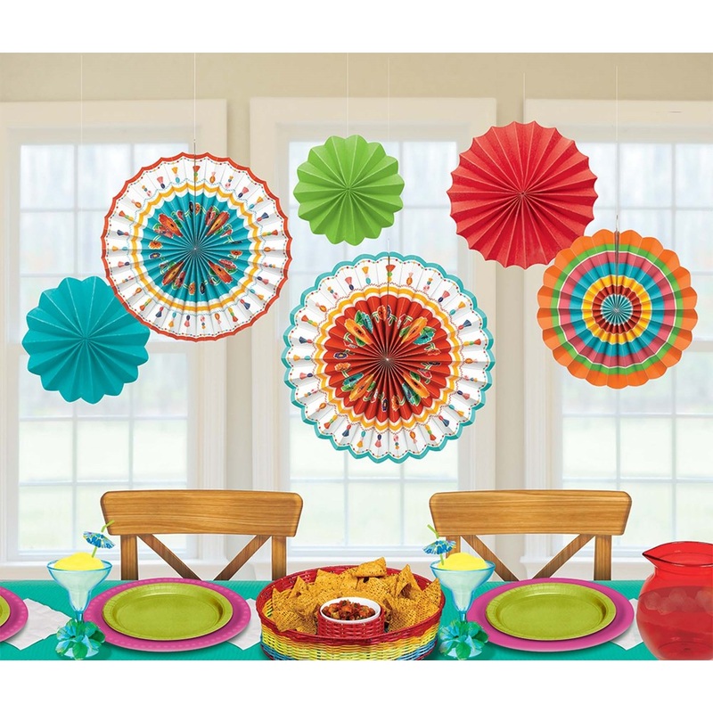 Fiesta Fan Deco 6ct