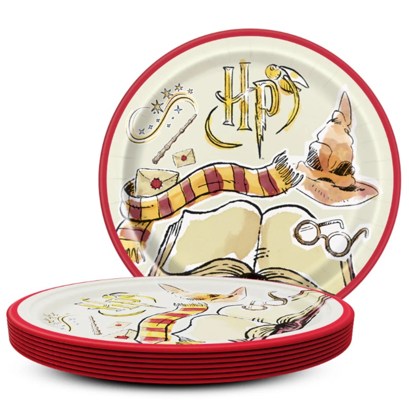 Harry Potter 9 inch Plate 8ct
