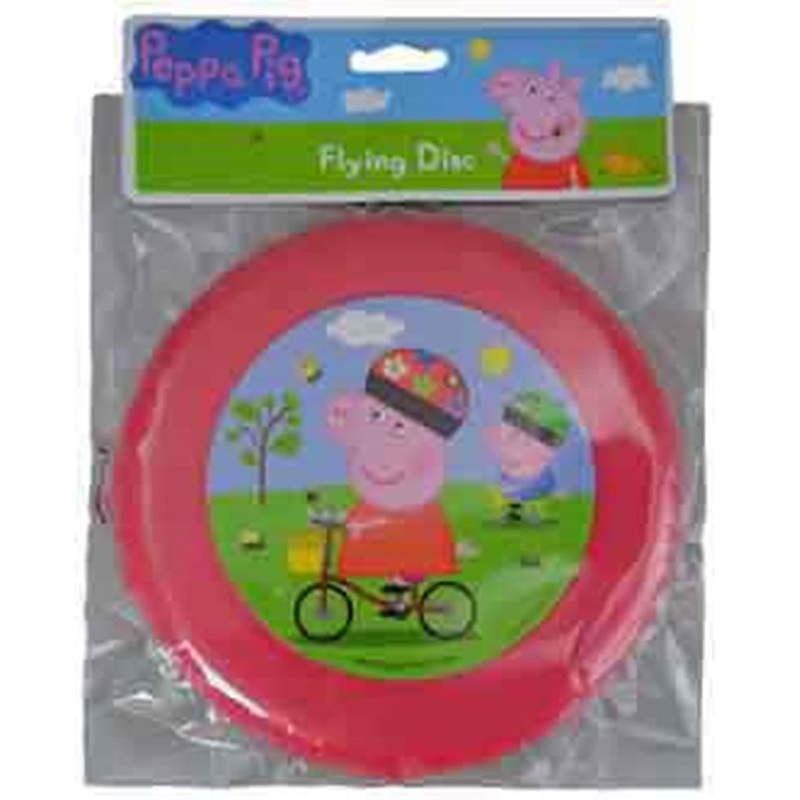 Peppa Pig Flying Disc 7.5in 10.5x8x.75