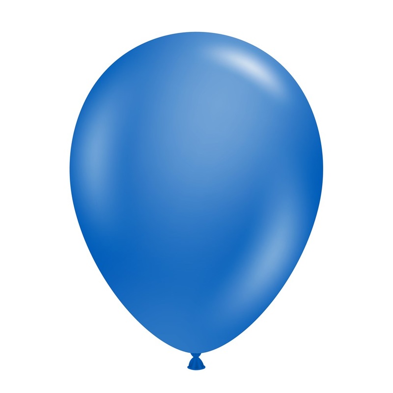 Tuftex Metallic Blue 11 inch Latex Balloons 100ct