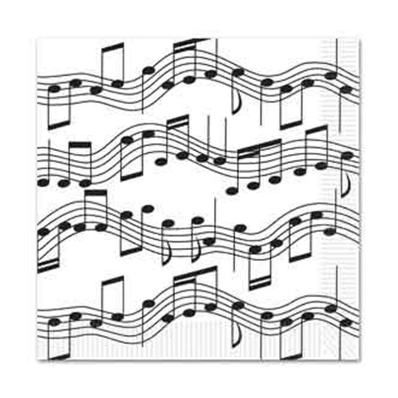 Music Musical Note Napkin (L)