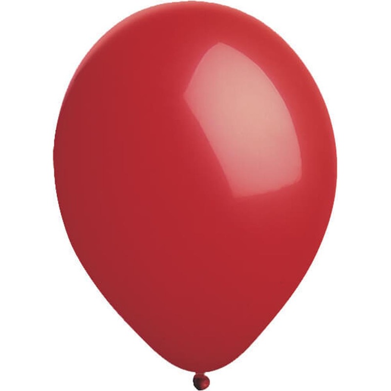 Payaso Latex Balloon 12In 100ct - Cherry Red