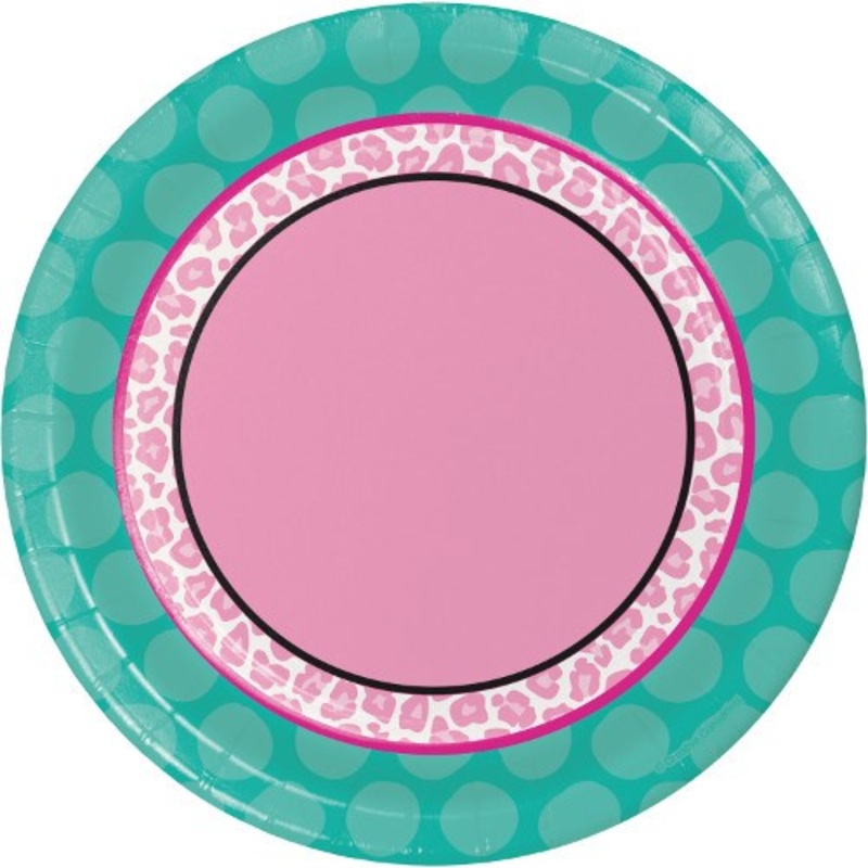 Sparkle Spa Party Plate (S) 8ct
