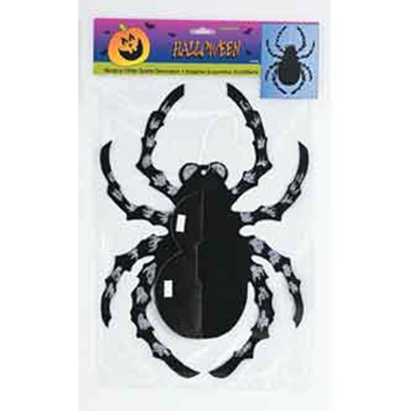 Spider Glitter Hanging Decorations, 14"