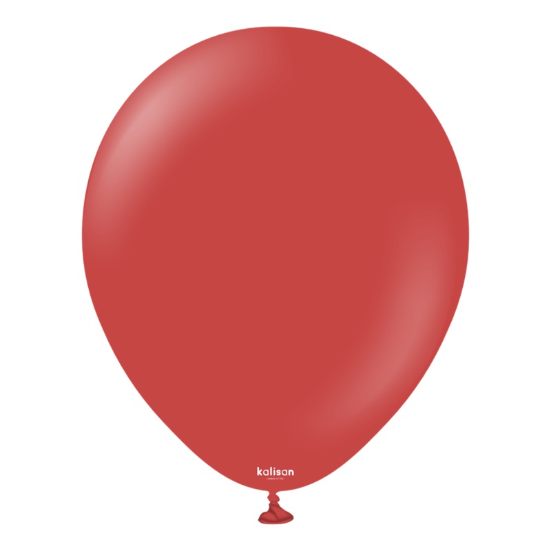 12 inch Kalisan Standard Deep Red 100ct