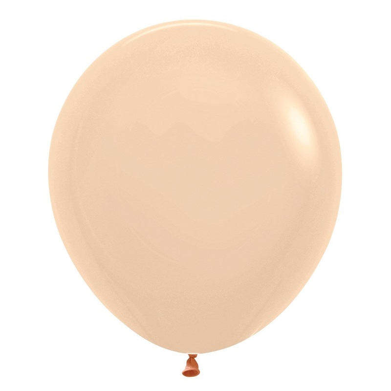 18 inch Sempertex Pastel Matte Malibu Peach Latex Balloons 25ct