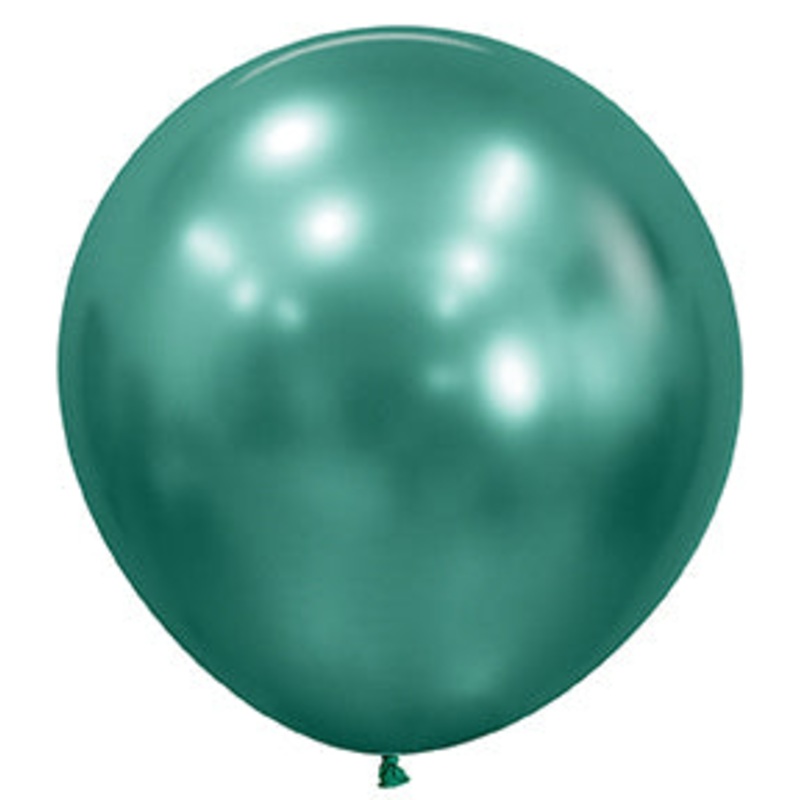 24 inch Sempertex Reflex Aurora Green Latex Balloons 3ct