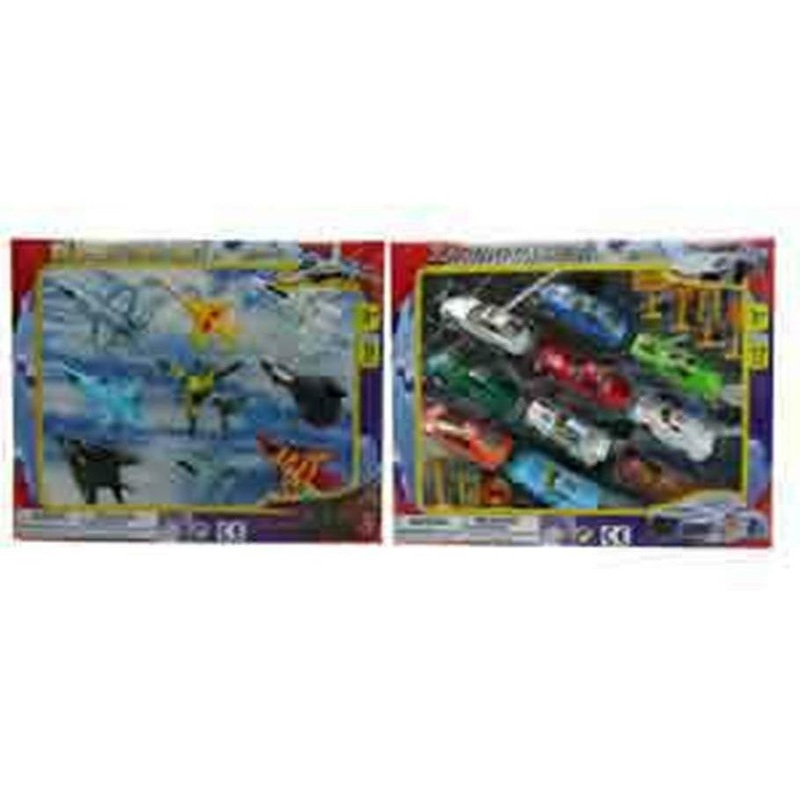 Car and Jet Diecast Set