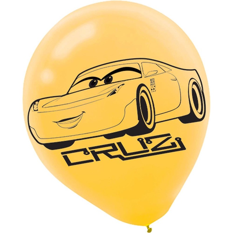 Disney Cars 3 Latex Balloon 12 inch 6ct