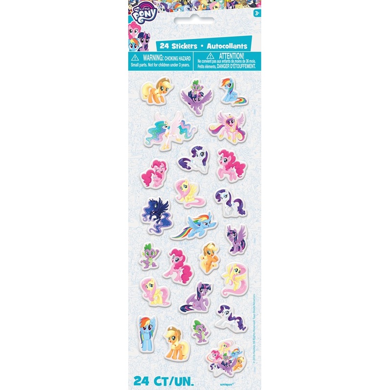 My Little Pony Puff Sticker 24ct