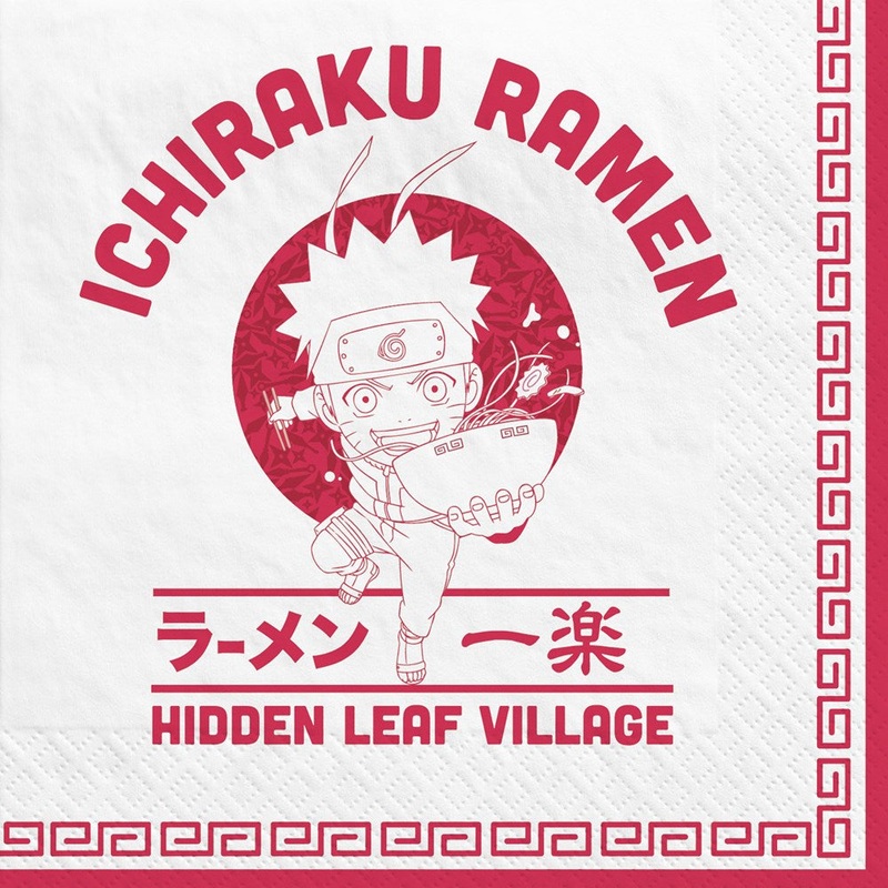 Naruto Beverage Napkins 16ct