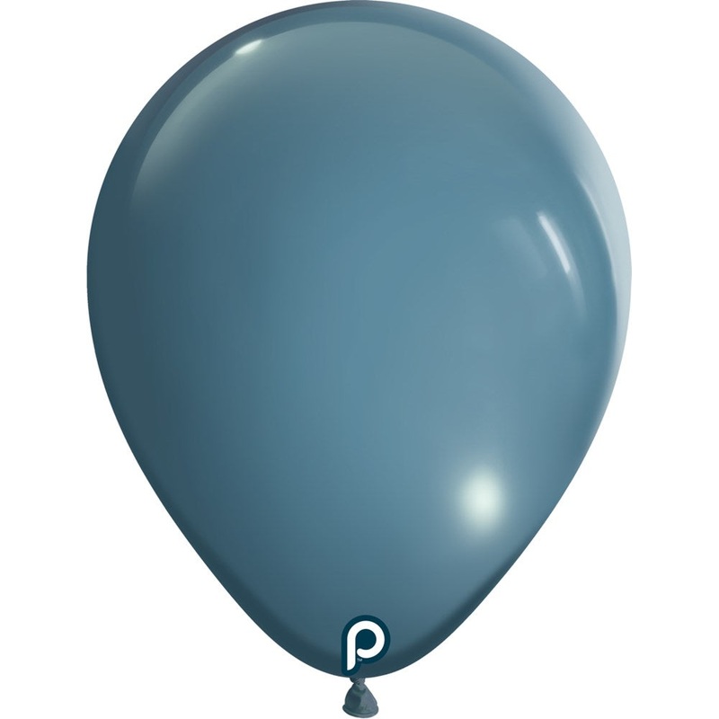 Prima Smoky Blue 11 inch Latex Balloon 100ct