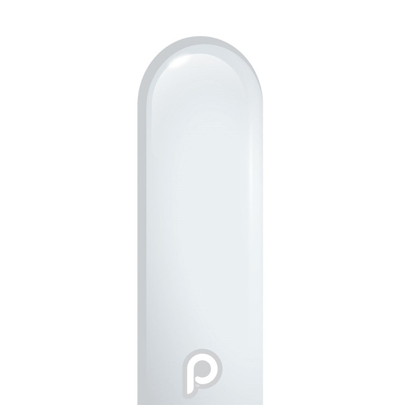 Prima White 260 nozzle up Latex Balloon 50ct