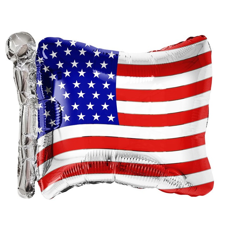 Tuftex Patriotic American Flag 27 inch Foil Balloon 1ct