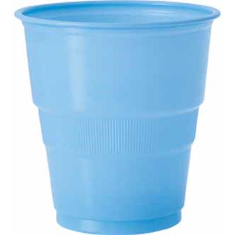 Baby Blue Plastic Cup 9oz 12ct