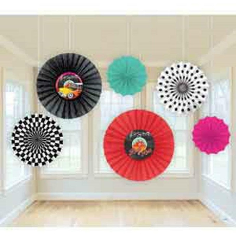 Classic 50s Fan Deco Paper