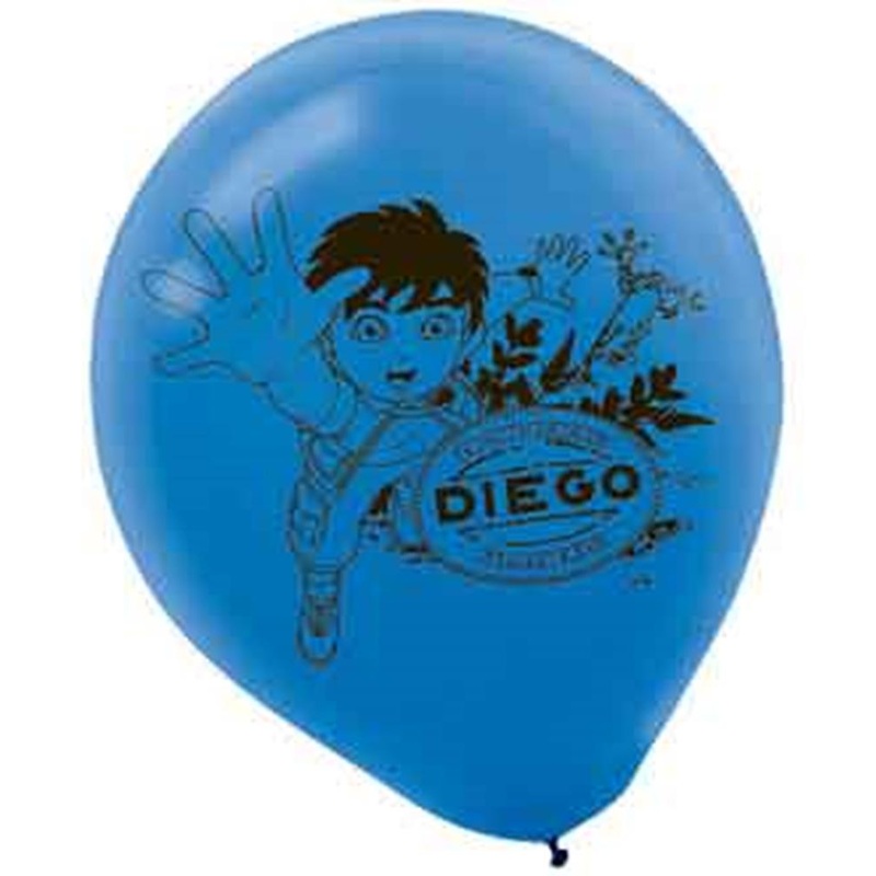 Diego Big Rescue Latex Balloon 12 in