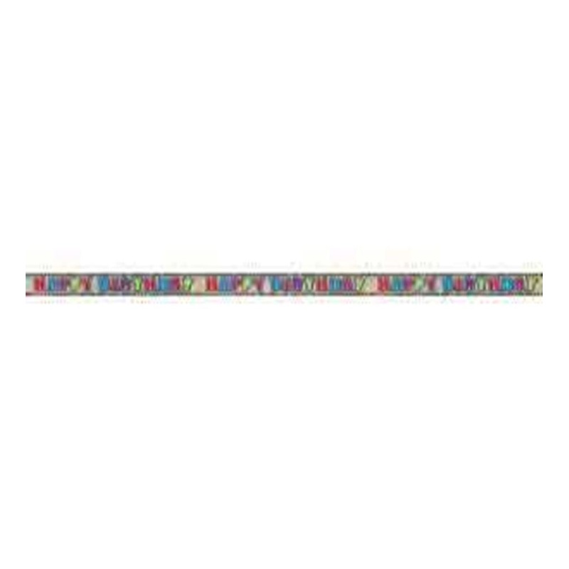 Happy Birthday Prism Banner 9ft