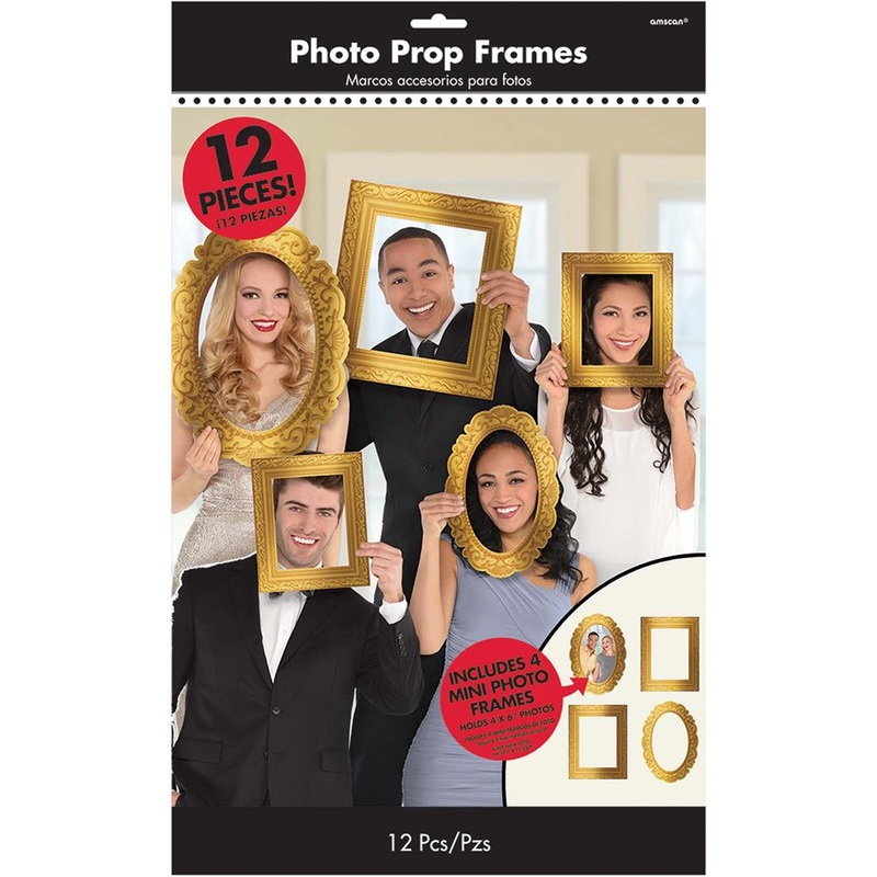 Photo Booth Frame 12ct - Gold