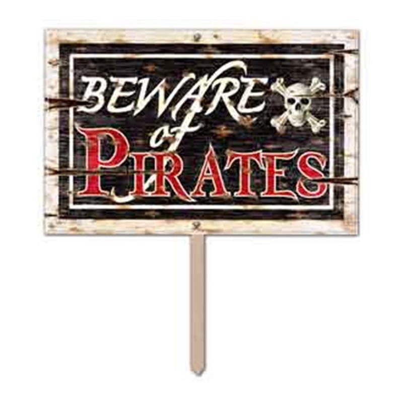 Pirate 3D Yard Sign