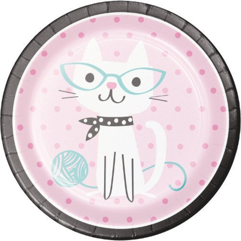 Purr-Fect Party Plate (L) 8ct