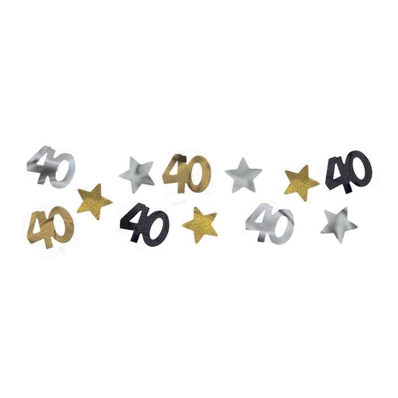 Sparkling Celebration Happy Birthday 40 Confetti 1ct