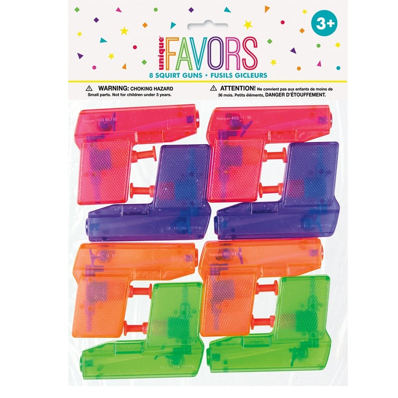 Squirt Gun Favors 8ct