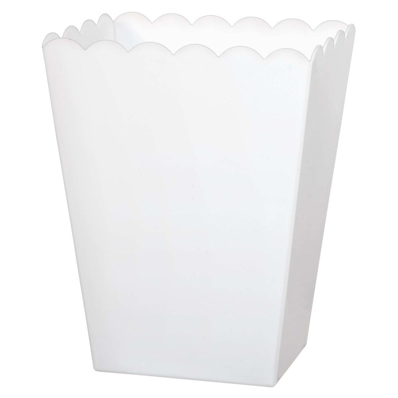 White Scallop Container (L)